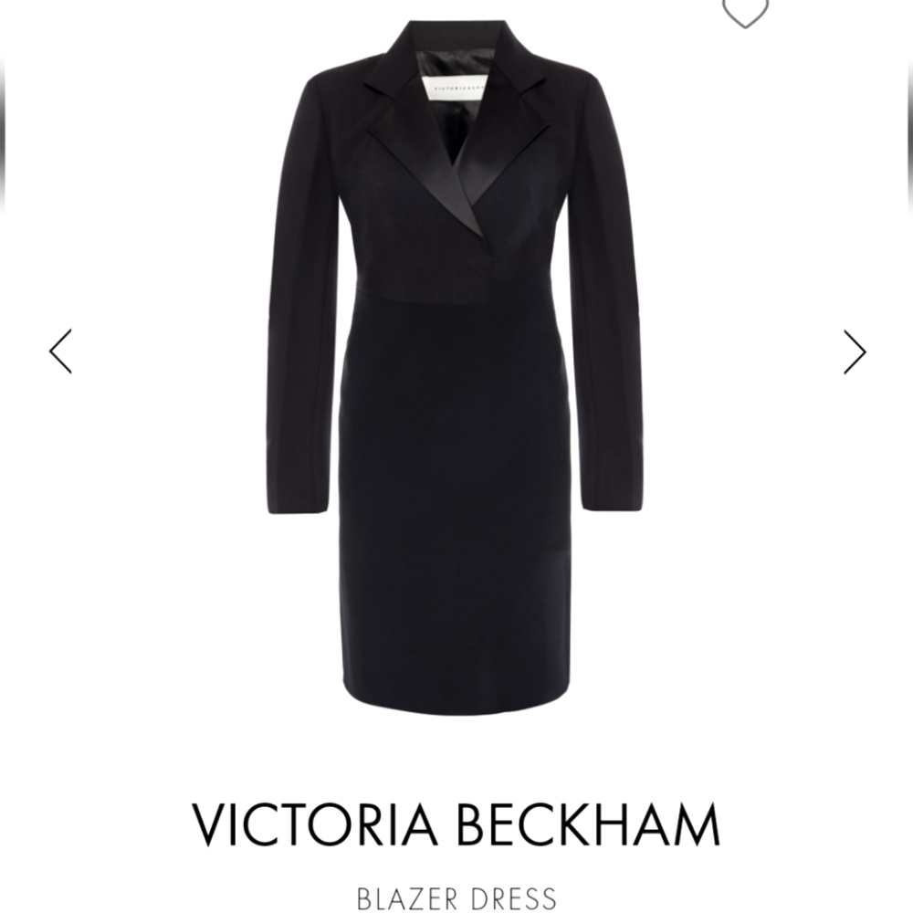 Victoria Beckham Black Blazer Dress